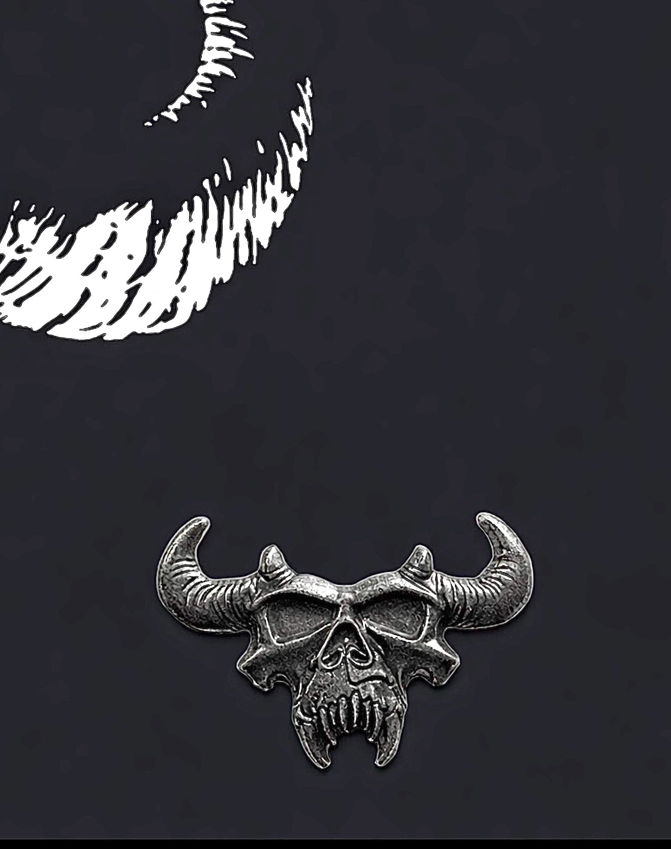 DANZIG PEWTER SKULL