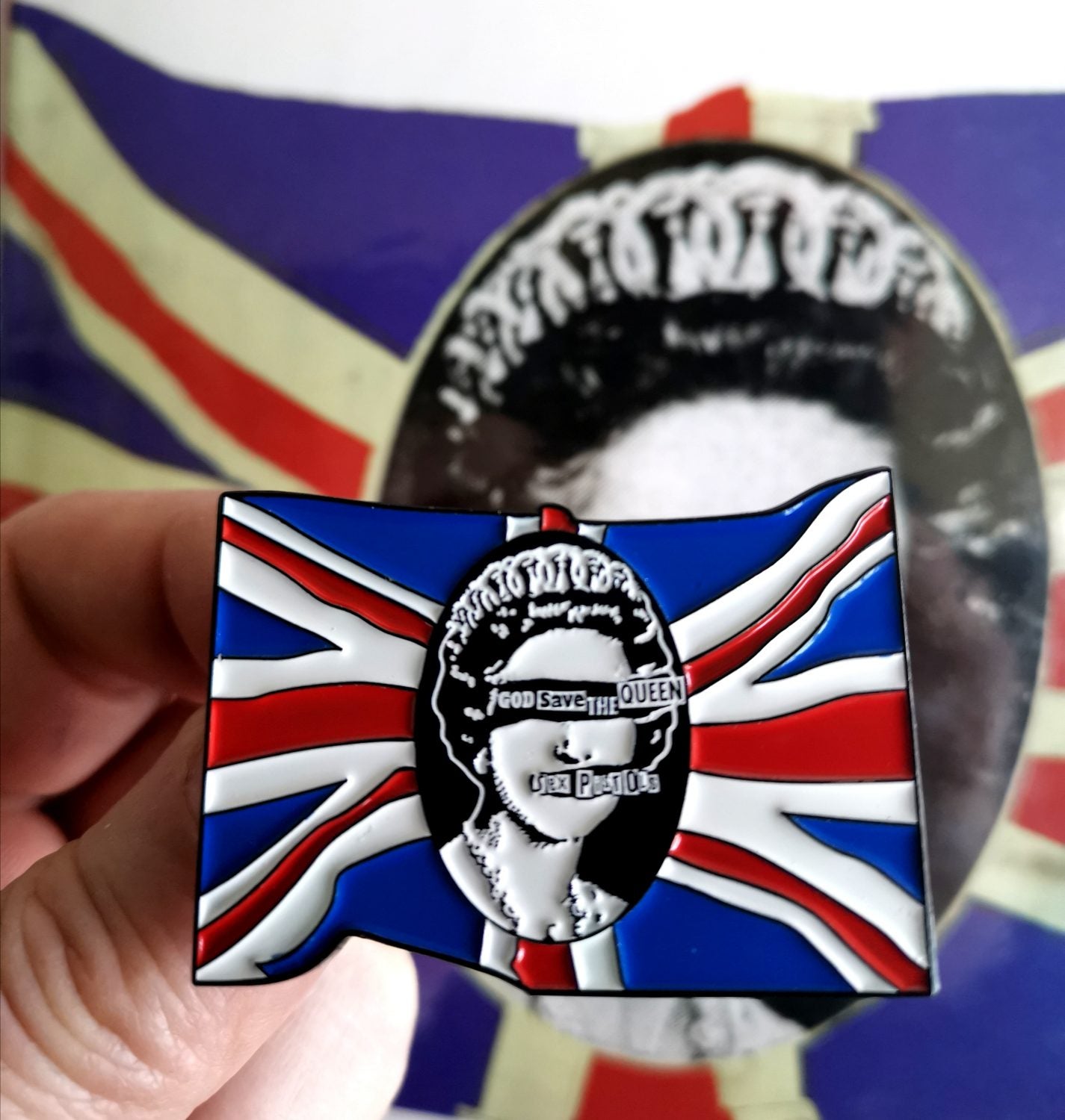 Sex Pistols GOD SAVE THE QUEEN FLAG