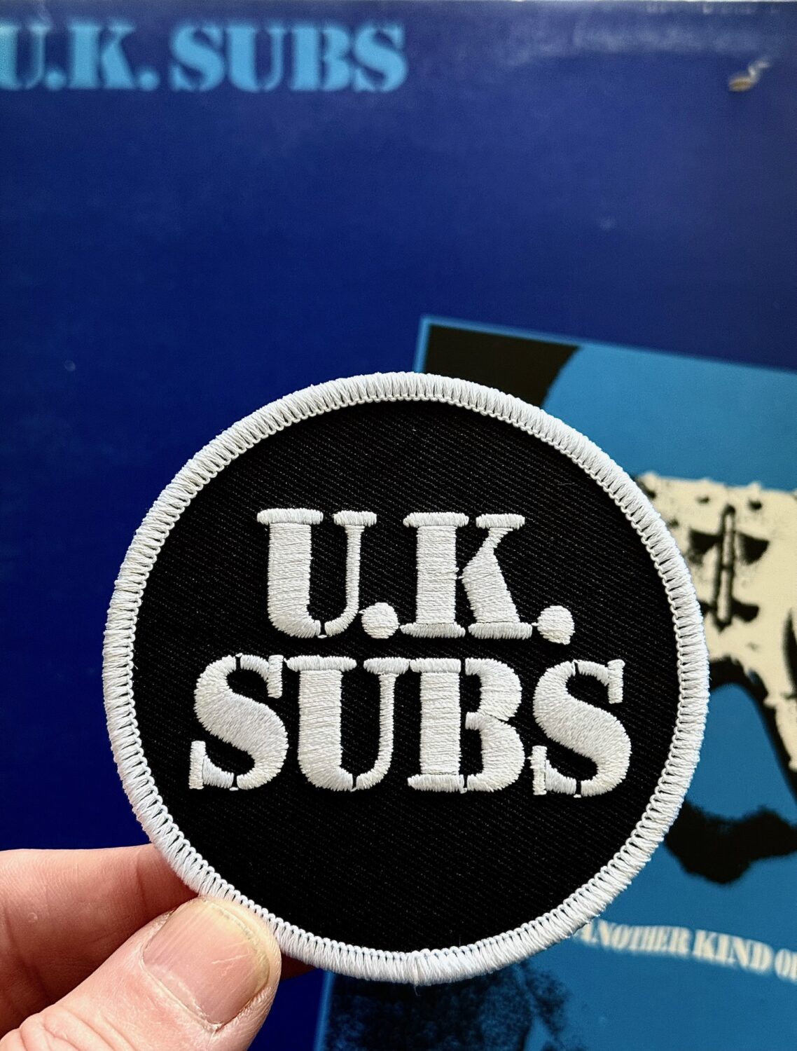 U.K.SUBS Patch Black