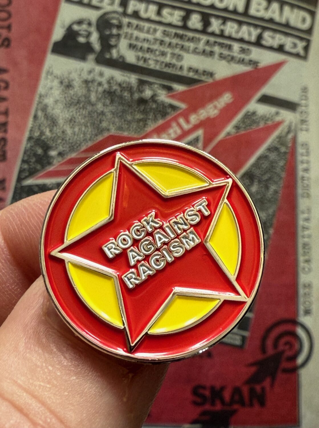 Rock Against Racism RED & YELLOW
