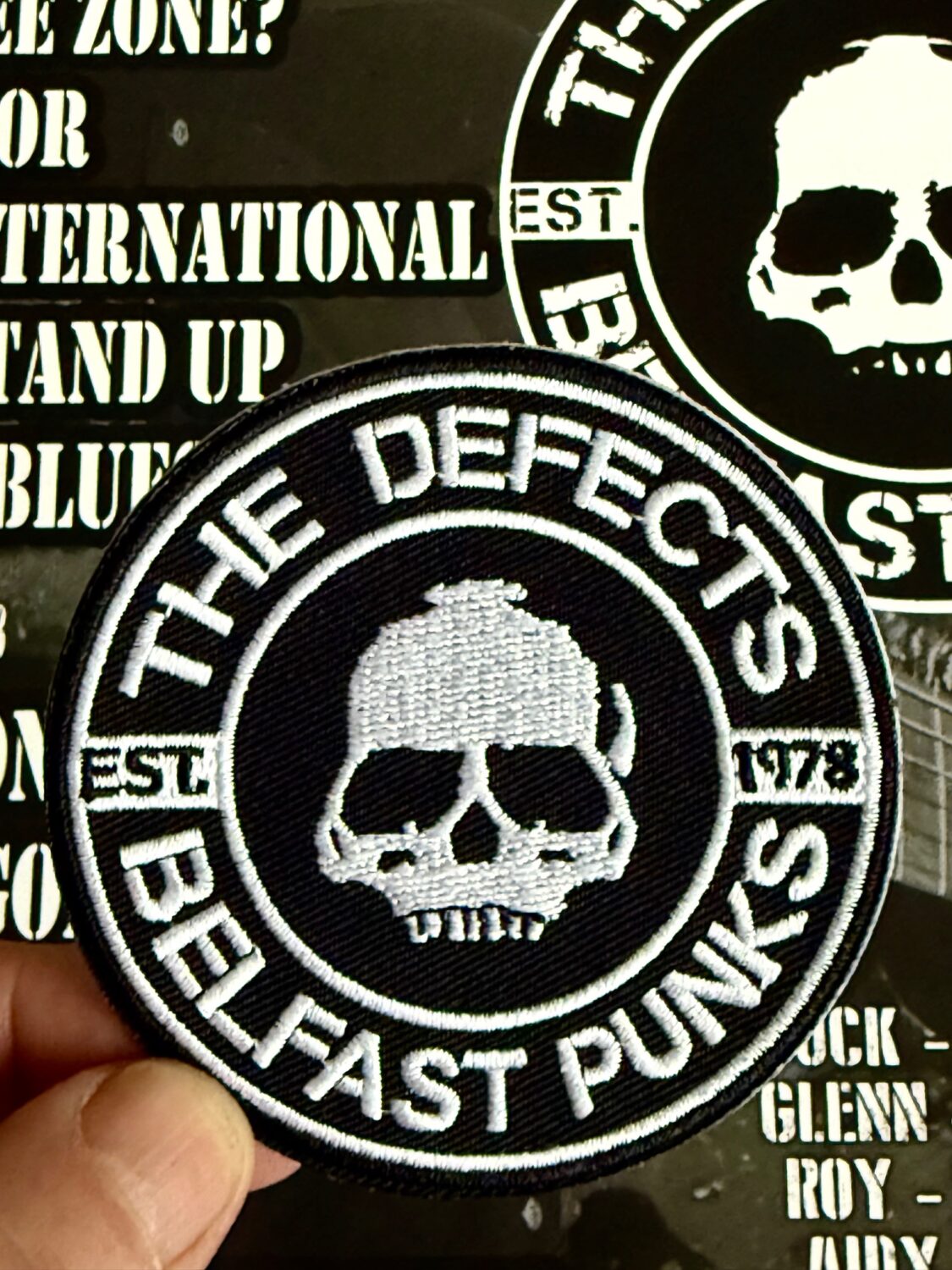 The Defects Patch WHITE