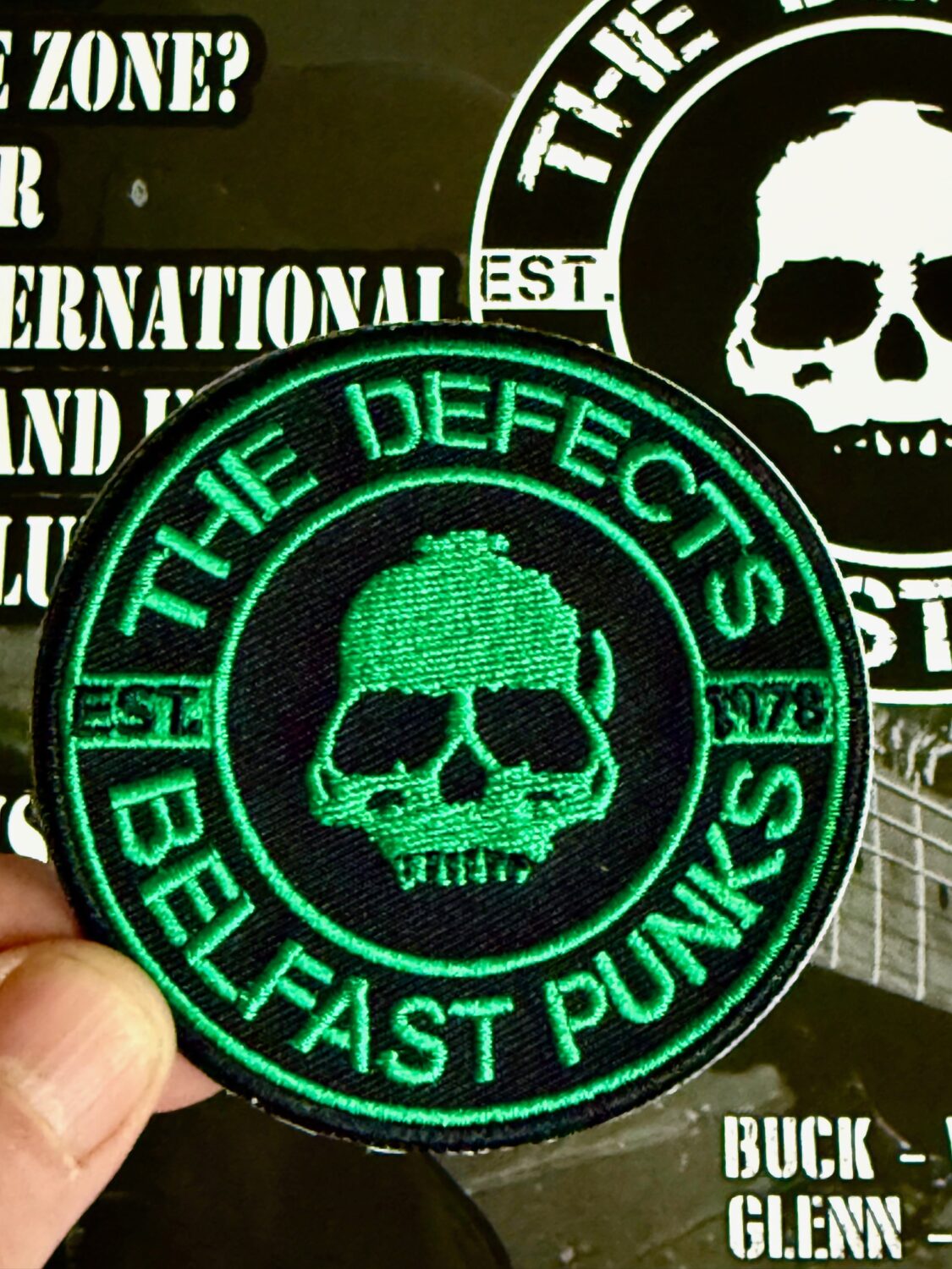 The Defects Patch GREEN
