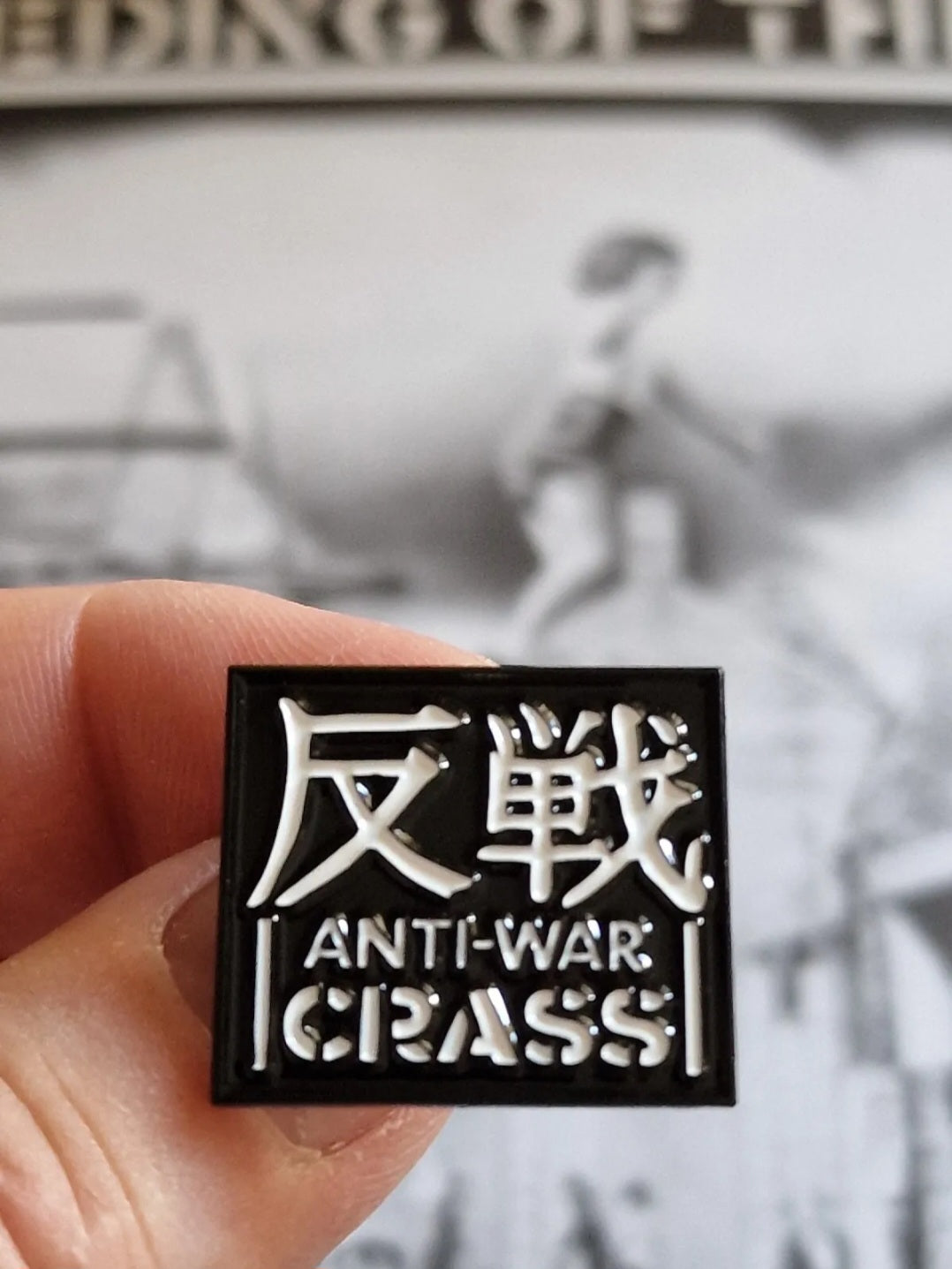 Crass Anti War BLACK