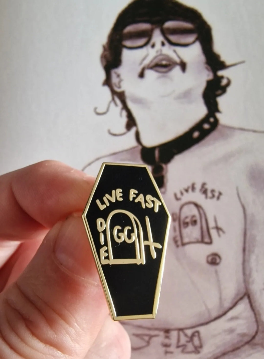 GG Allin LIVE FAST DIE