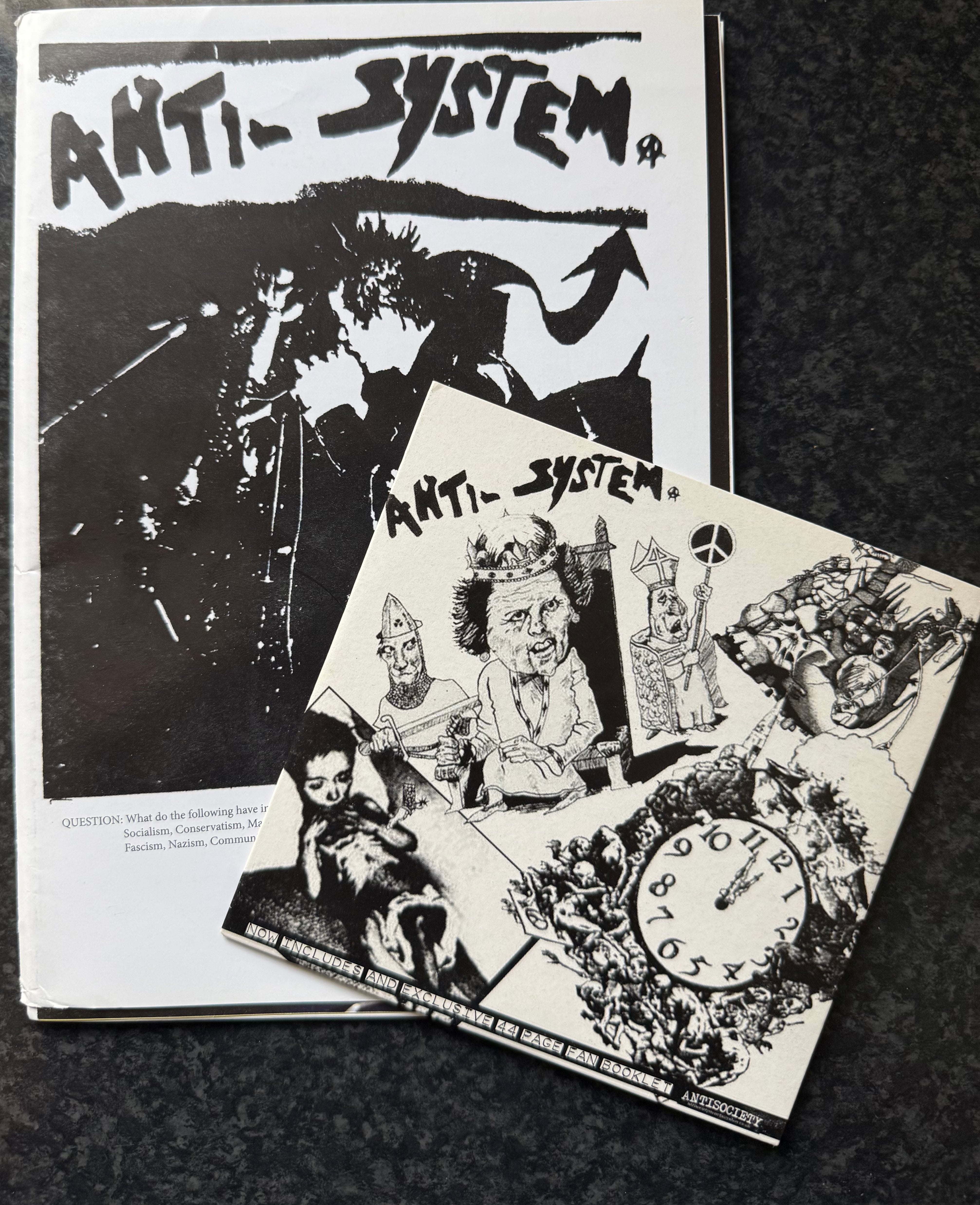 ANTI SYSTEM CD & Booklet