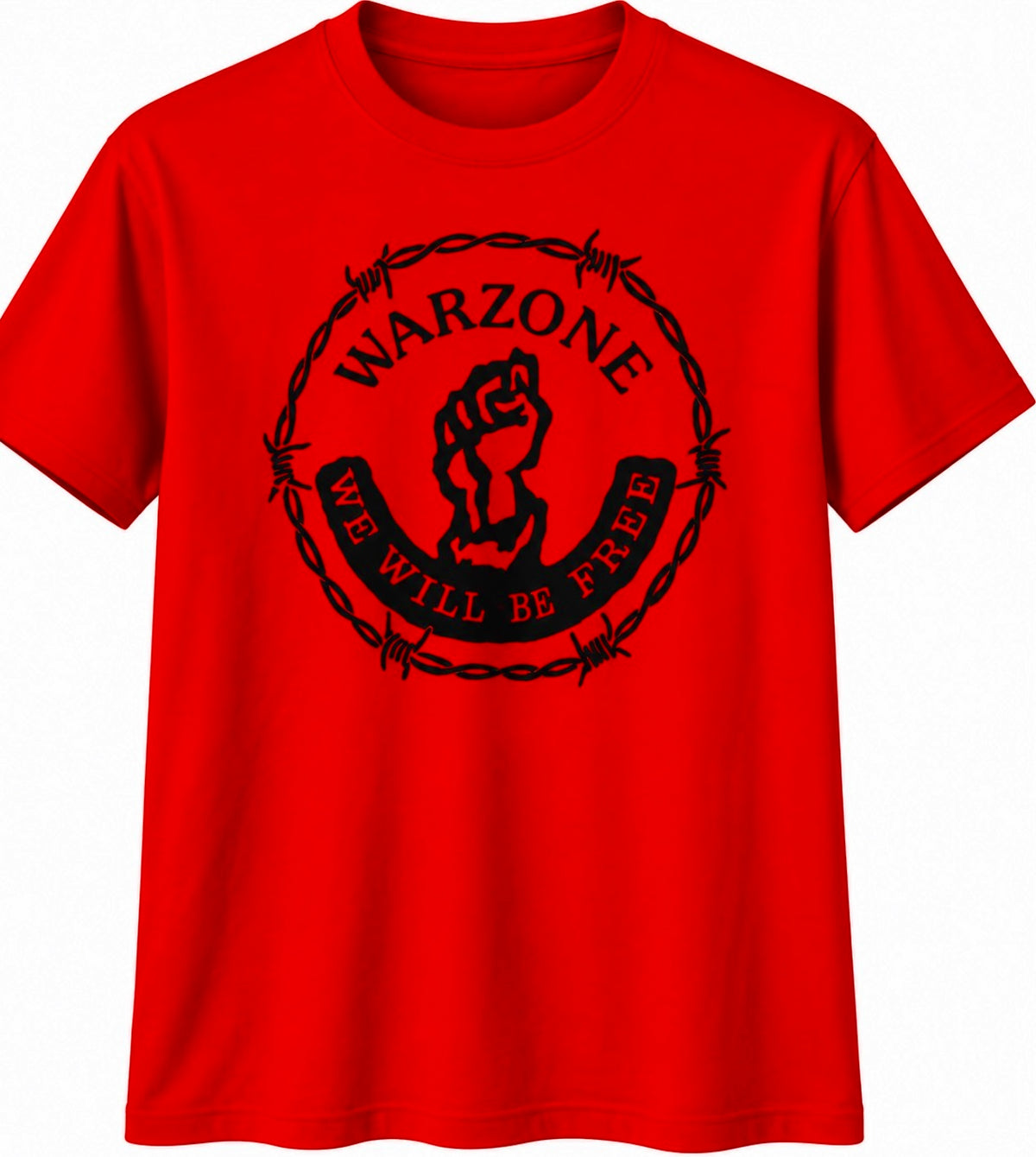 WARZONE BELFAST We Will Be Free T-Shirt