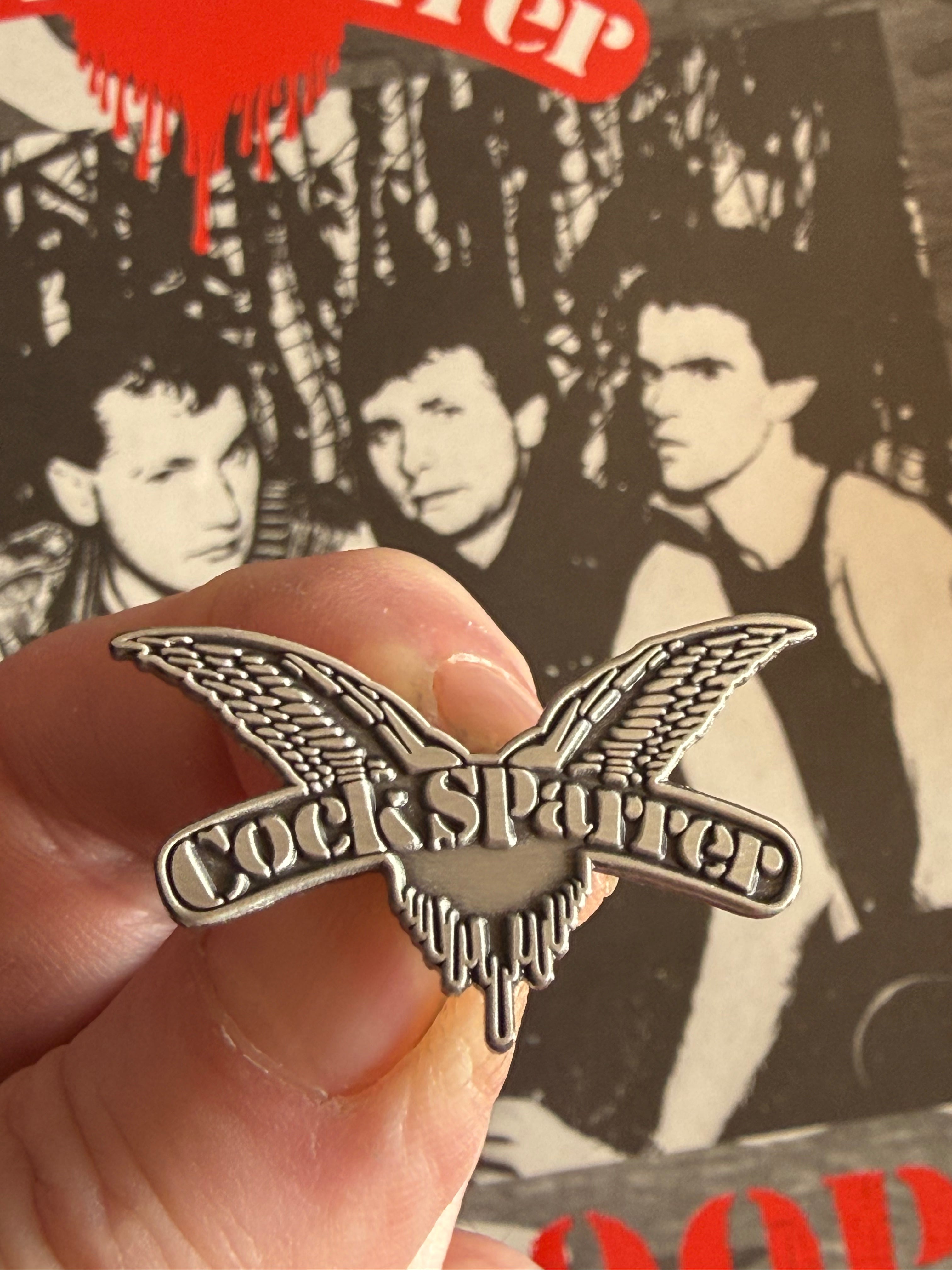 Cock SParrer Antique Silver