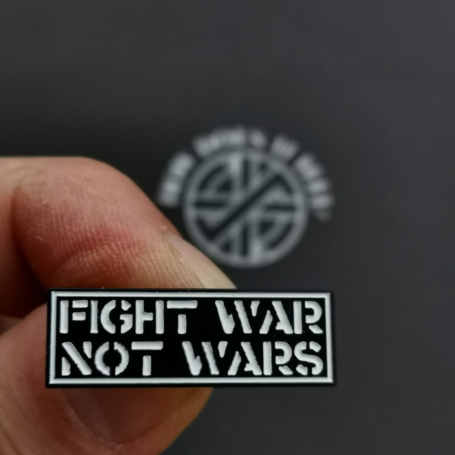 Crass FIGHT WAR NOT WARS TEXT