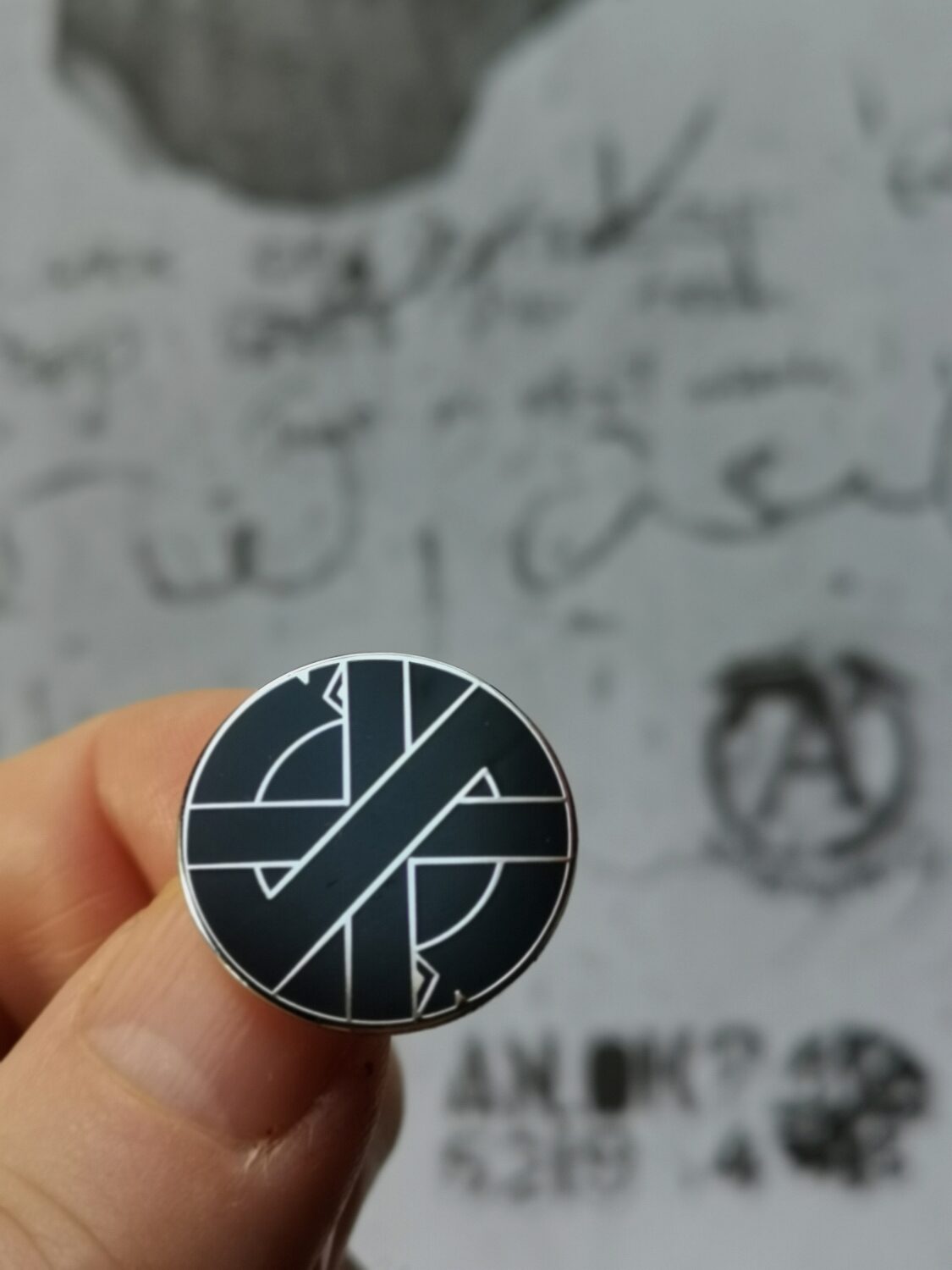 Crass Symbol BLACK