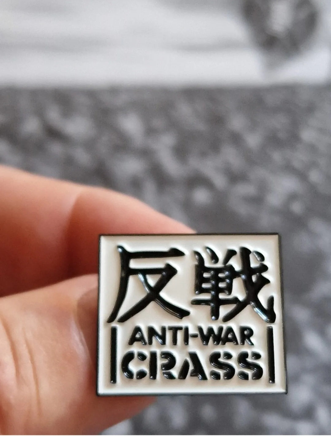 Crass Anti War WHITE