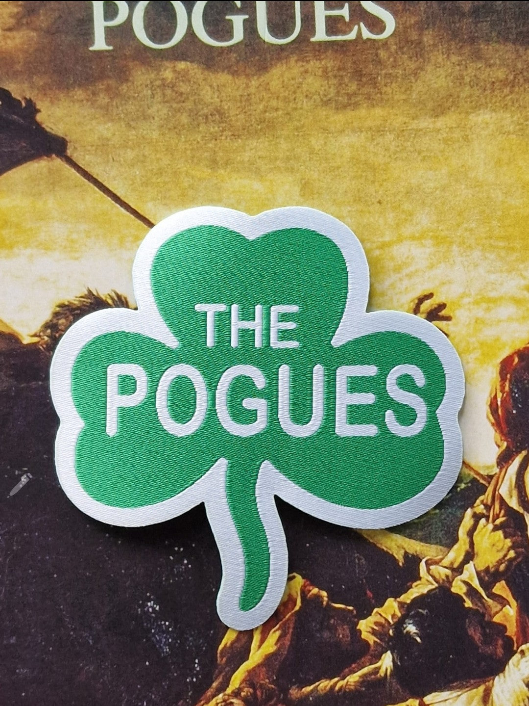 The Pogues SHAMROCK Patch